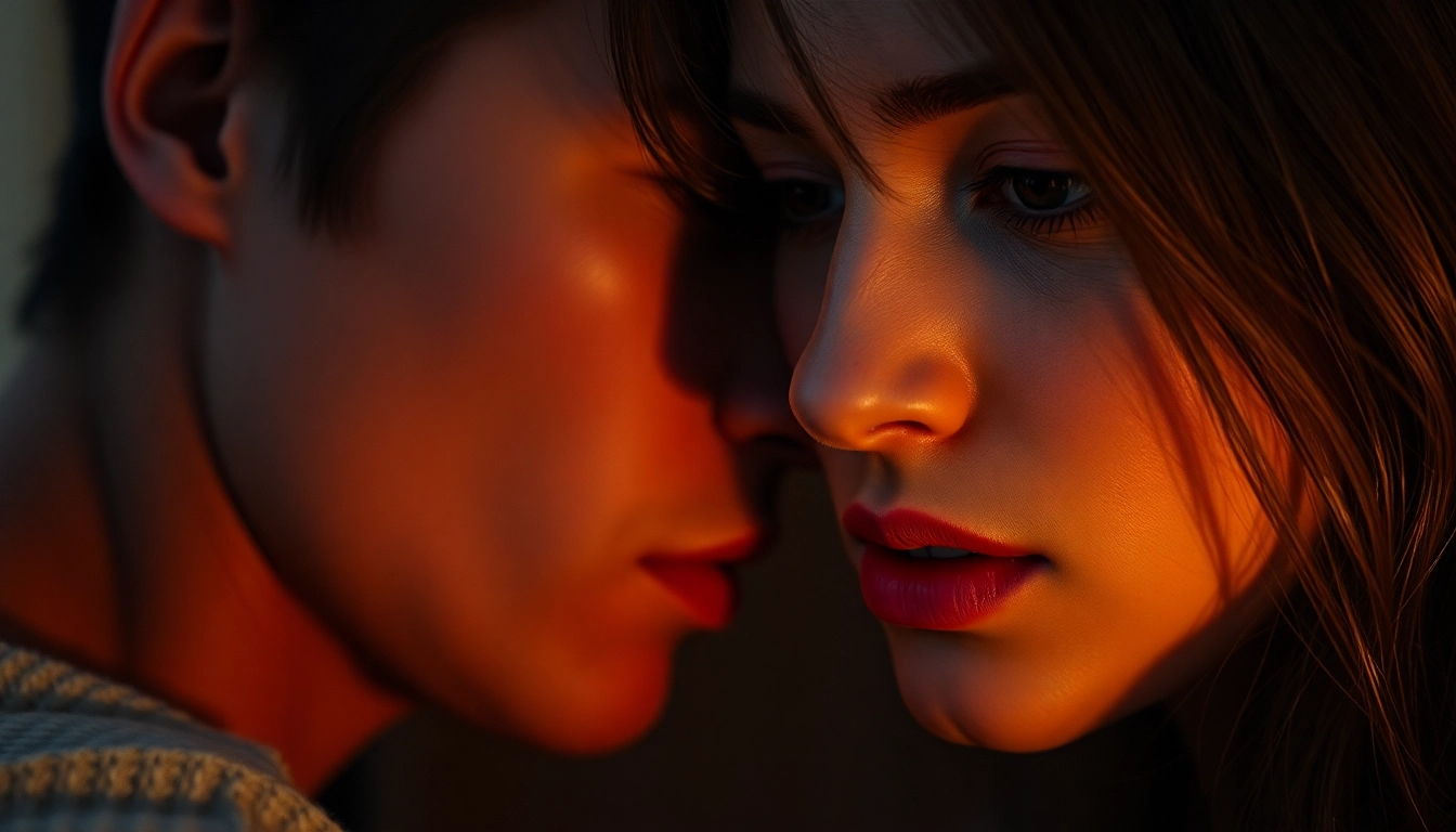 High-resolution depiction of a hyper-realistic scene generated by a cutting-edge nsfw ai image generator, showcasing detailed textures and emotional intensity for adult content creators.