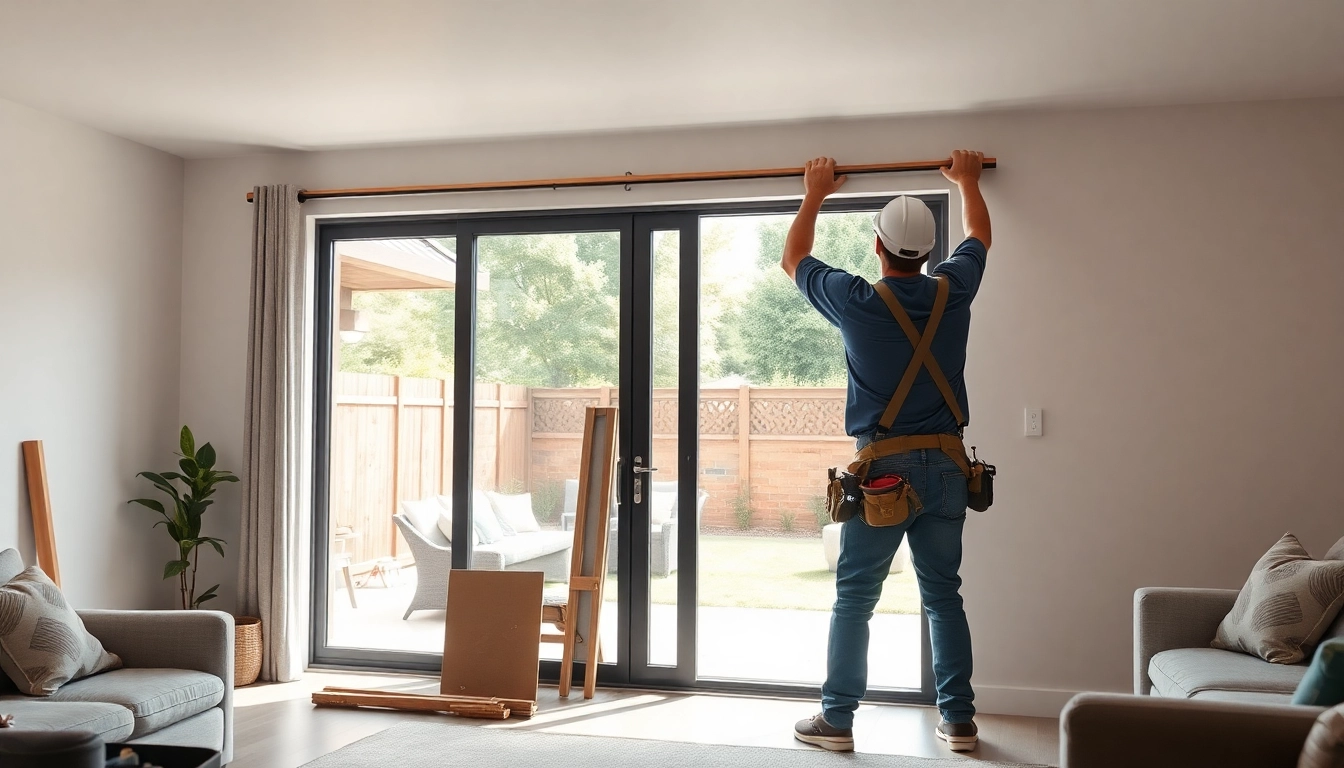 Replace a sliding glass door: energy-efficient patio upgrade in progress